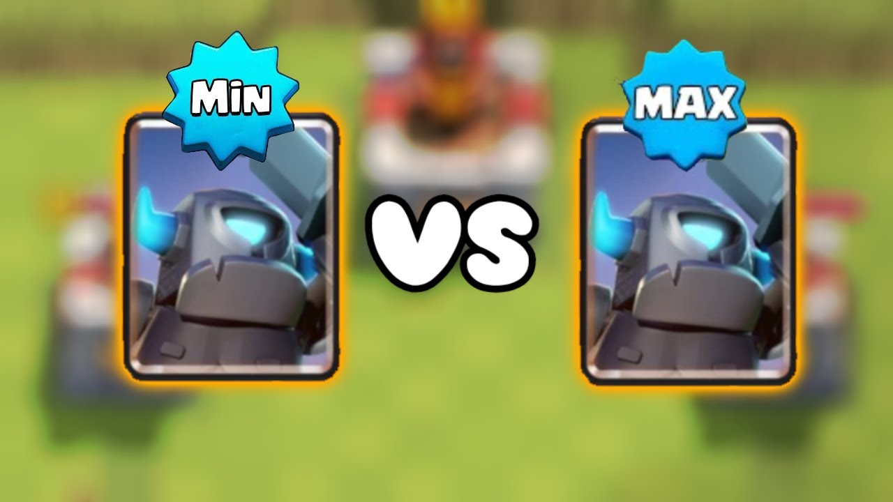 3 Level Mini PEKKA vs 14 Level Mini PEKKA YouTube