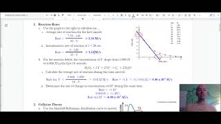 AP Chem, Unit 5: Kinetics- Practice Problems #1