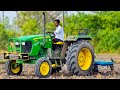John Deere 5050D 🔥 5 Tyne Cultivator Performance | Full Field Test Tamil 🚜