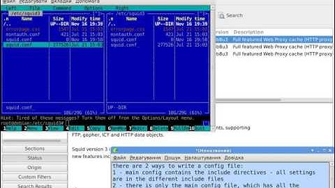 Working with Squid proxy server (part 1) [no-sound]