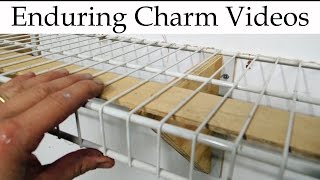 Watch as I demonstrate an inexpensive method of mounting wire shelving using scrap material. Great for utility shelving in your 