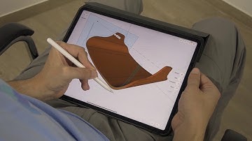 3D Modeling Eames Lounge Chair on iPad