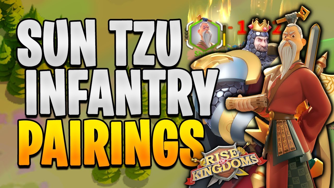 INSANE HEALING WINS! Sun Tzu Pairings Infantry Battle Guide | Rise of ...