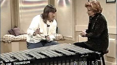 Jimmy Thomson explains and demonstrates the vibraphone (part 1)