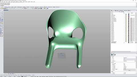 Magis Easy Chair CAD Sculpting Exercise in Rhino