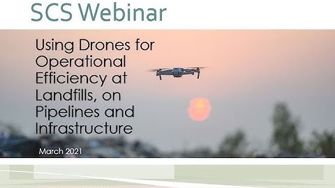 Using Drones for Operational Efficiency at Landfills, on Pipelines and Infrastructure