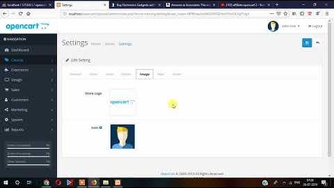 6  Opencart Tutorial | Email setting and Logo change | Open Cart Training