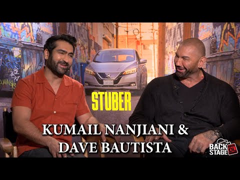 Dave Bautista Shocked by Kumail Nanjiani's Horrible Uber Rating | STUBER Cast Interviews