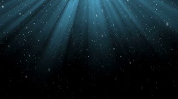 Blue Light Rays and Snow   HD Motion Graphics Background Loop