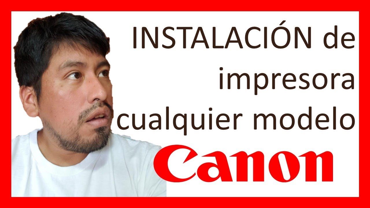 🖨Como instalar tu💻 IMPRESORA 💙CANON 💚(cualquier modelo)🔌sin cable 💿sin  cd📀 - YouTube