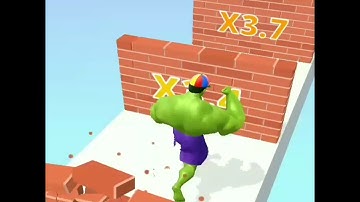 Muscle Rush Max All Levels Mobile Walkthrough iOS, Android Game Hulk Run GamePlay New Level