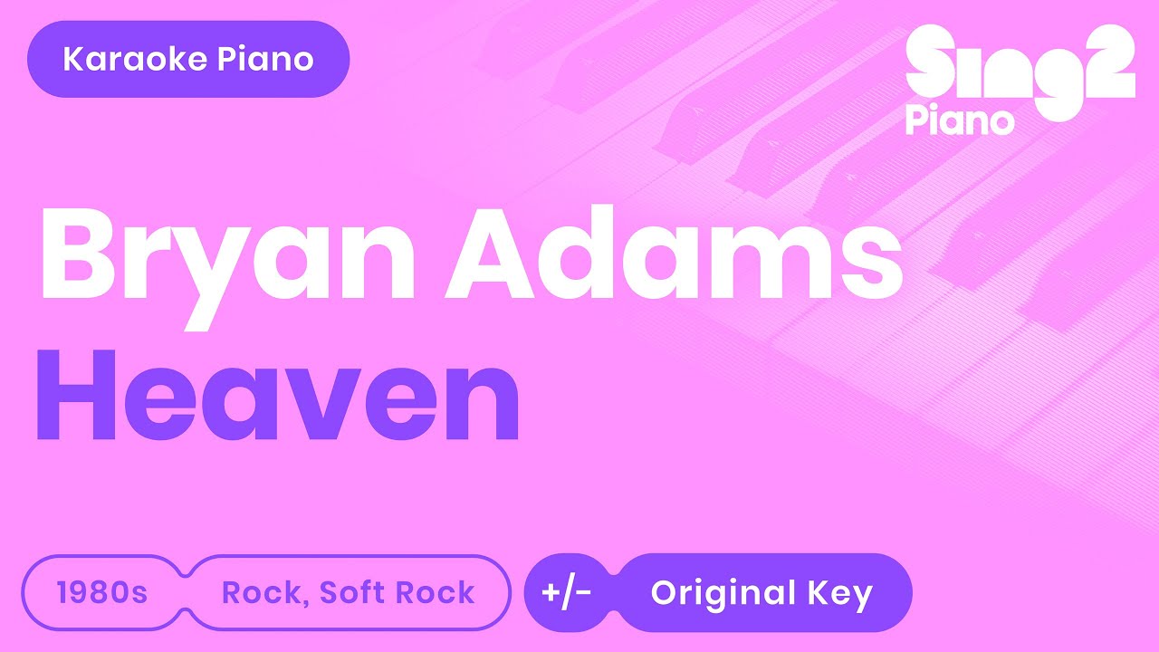 instrumental cd of heaven by bryan adams