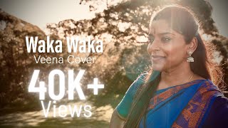 Waka Waka Cover | Mahesh Prasad | Veena | Bharatanatyam | Indian Classical Dance | Shakira