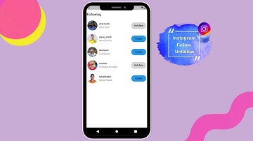 Follow/Unfollow instagram UI in Flutter