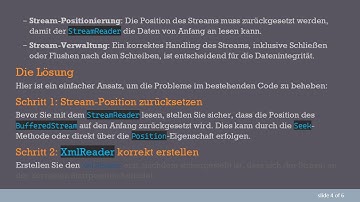 Konvertierung von StreamReader zu XmlReader in .Net 2.0/C#  vereinfacht