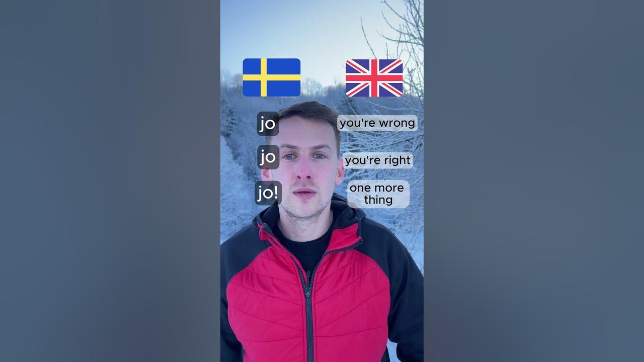 Jo in Swedish