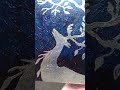 Олень поталью. Работа 30х40 см, акрил, холст