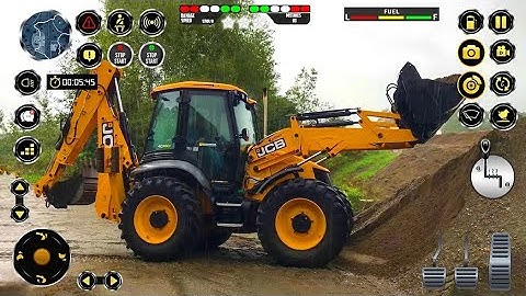 JCB 3DX BACKHOE LOADER DRIVING - BUS SIMULATOR INDONESIA | Jcb wala game | Jcb video -Jcb wali video
