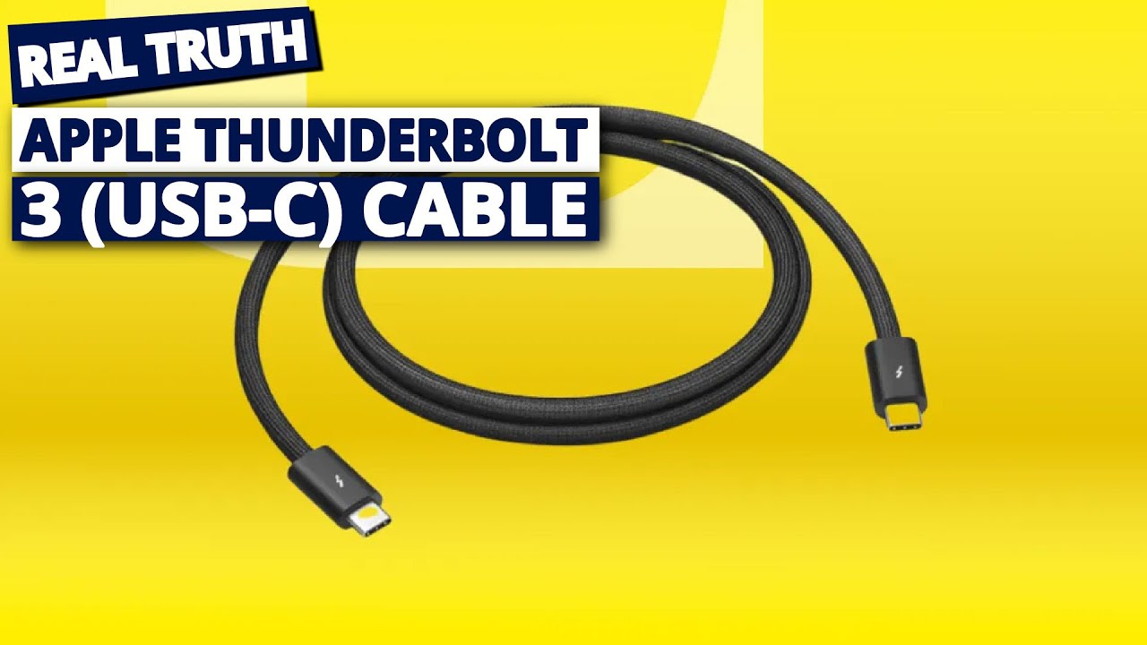 Обзор кабеля Apple Thunderbolt 3 USB-C: стоит ли скорость 40 Гбит/с своей цены?