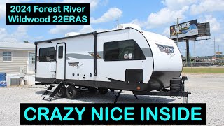 The Coolest Couples Travel Trailer! 2024 Wildwood Platinum 22ERAS by Andrew with Camper Kingdom 40,115 views 9 months ago 11 minutes, 40 seconds