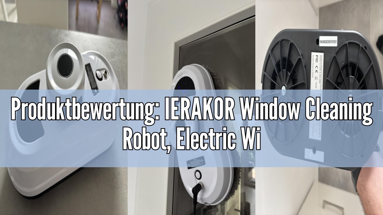 Produktbewertung: IERAKOR Window Cleaning Robot, Electric Window Cleaner with 5600 Pa Suction Power,