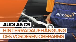 Wie man Querlenker Satz beim AUDI A6 Avant (4B5, C5) selbstständig ausbauen kann - Videotipp