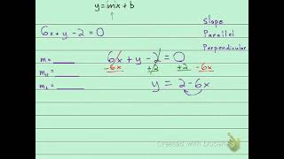 130 1.5.CV-4 Slope Parallel and Perpendicular