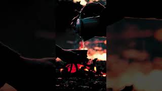 Relaxing and Crackling Campfire Sounds | #shorts #shortsfeed #fireplacesounds