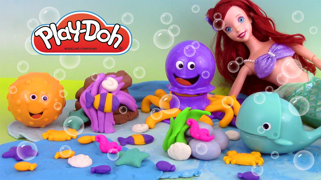 Pâte à modeler Outils Océaniques Marins Play Doh Ocean Tools Playset 