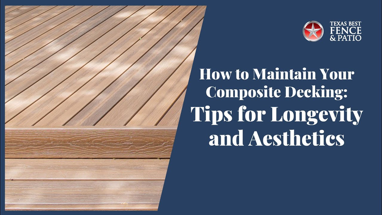 How to Maintain Your Composite Decking YouTube