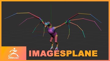 Working two ways to put reference images in zbrush.  #3d #3dmodeling #diseño3d