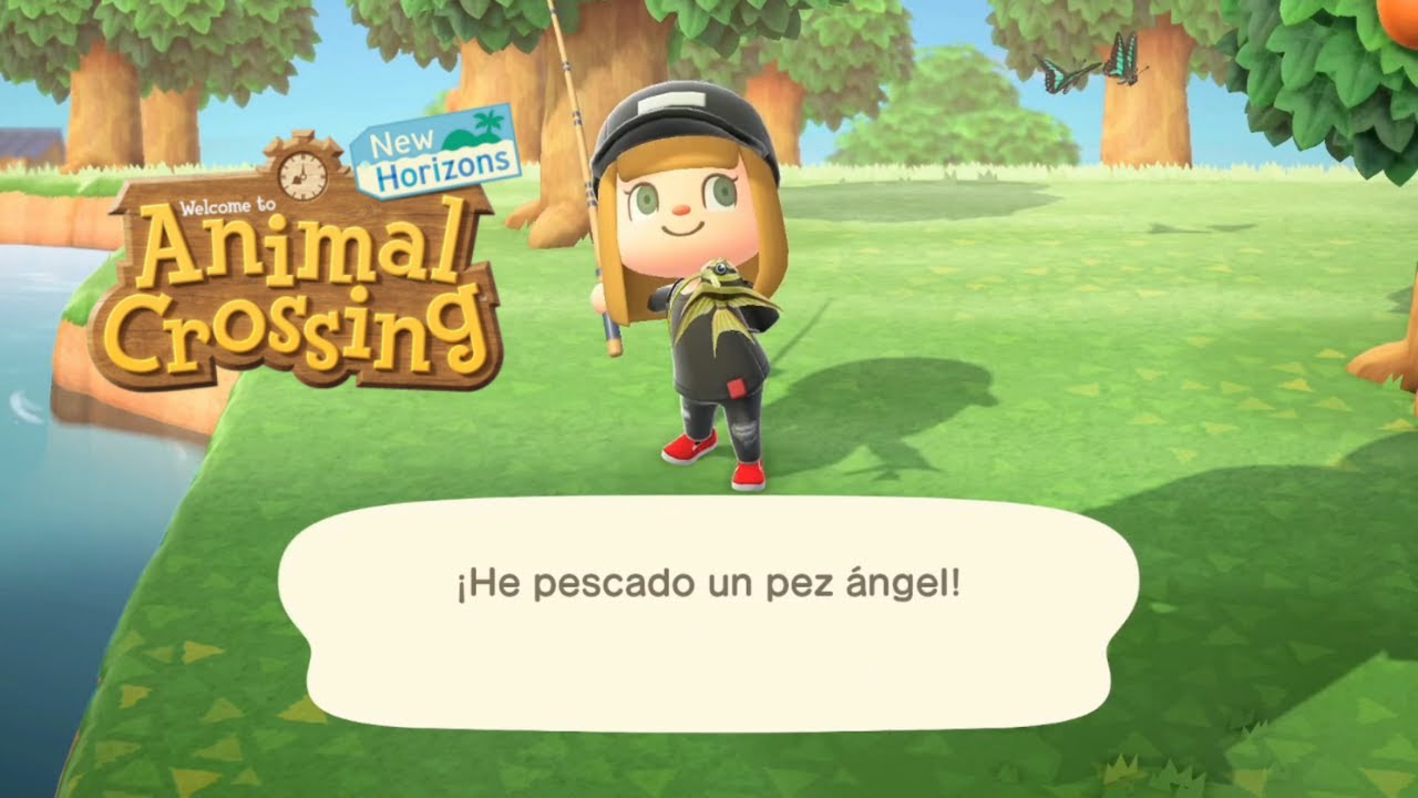 COMO PESCAR UN PEZ ÁNGEL - Animal Crossing New Horizons Switch - YouTube