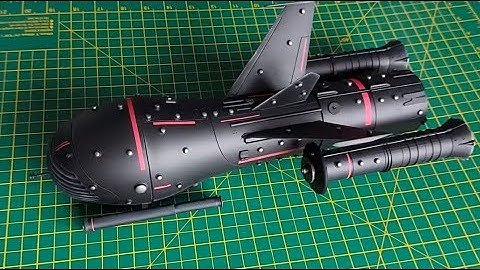 Blakes 7 Bayban the Butcher scratch built spaceship