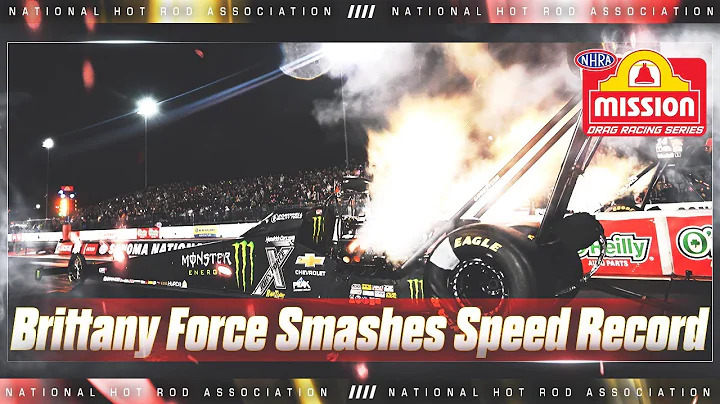 343.16 MPH! Brittany Force smashes the national speed record