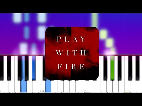 Sam Tinnesz - Play With Fire feat. Yacht Money (Piano Tutorial)