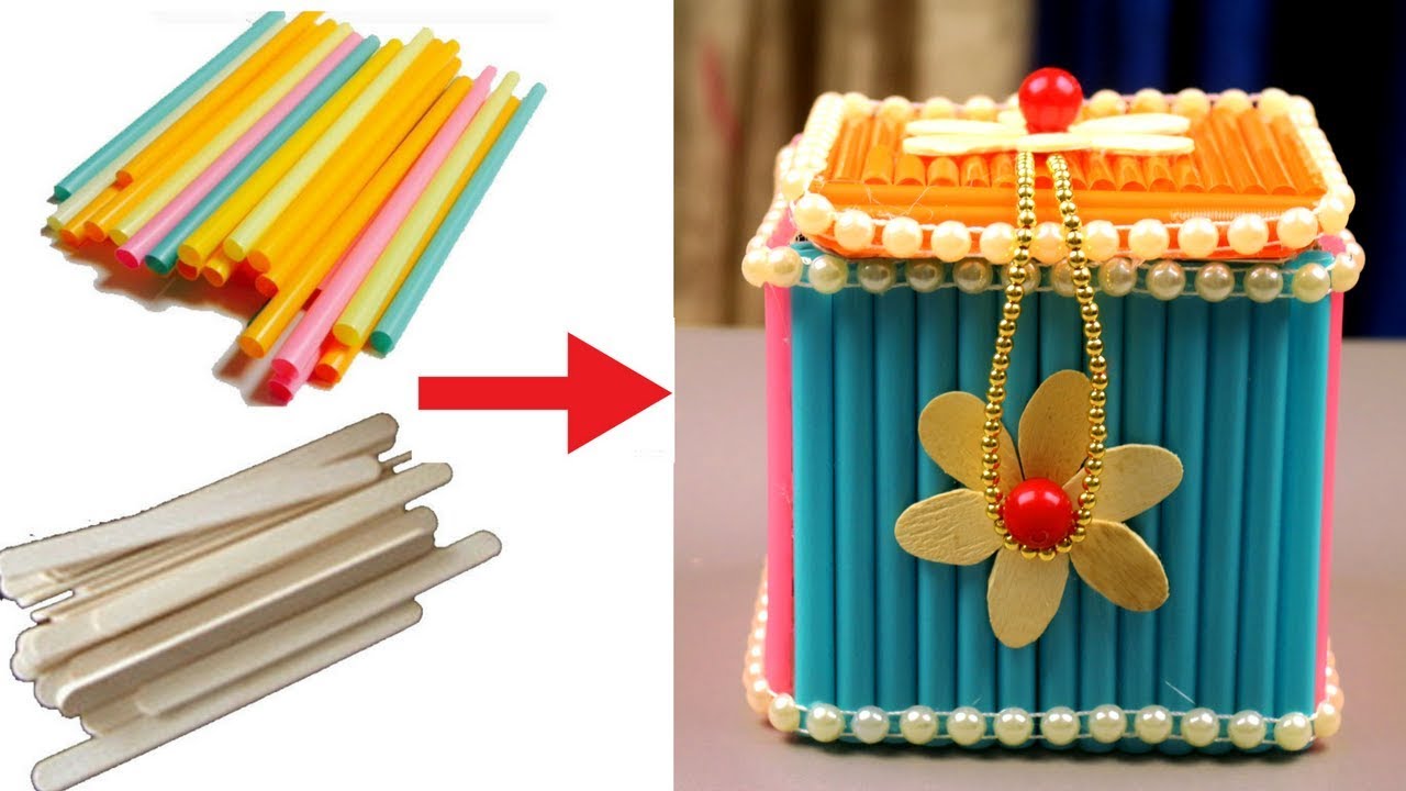 How to make jewellery box at home with waste material ...