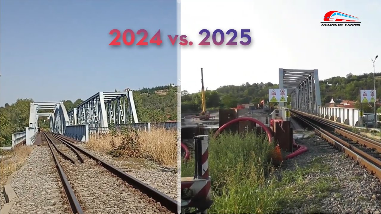 Comparatie la 1 An de la Inceperea Lucrarilor in Oradea Peste Crisul Repede -02&01 September 2024&25