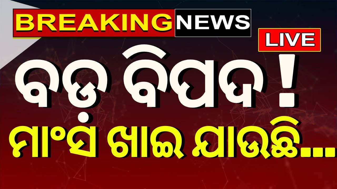 LIVE | ବଡ଼ ବିପଦ ! ମାଂସ ଖାଇଯାଉଛି... | New Bacteria | Flesh-Eating Bacteria Spreads