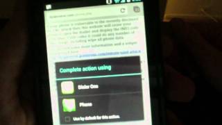 Android USSD Exploit on Droid Bionic ICS Chrome screenshot 1
