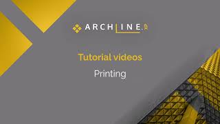 How to print a document in ARCHLine.XP 2024