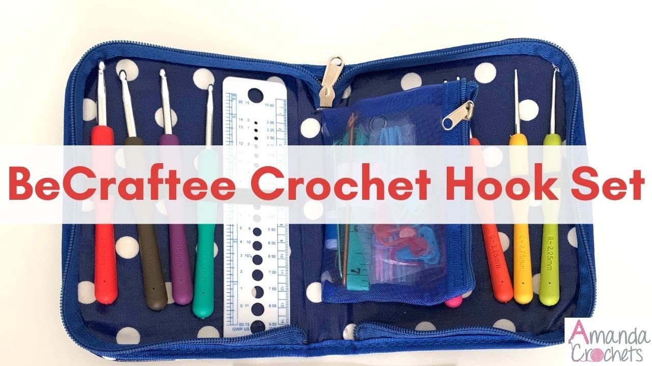 BeCraftee Crochet Hook Set Review  Ergonomic Crochet Hooks 