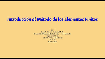 1 Introducción al Método de Elementos Finitos