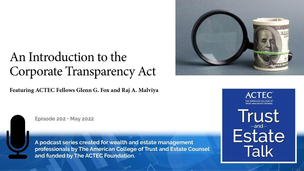 An Introduction to the Corporate Transparency Act