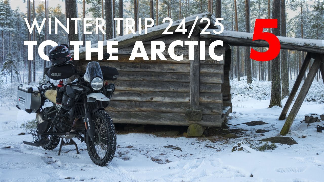 Winter Camp in Wind shelter - Motorcycle Winter Trip S2425 EP5