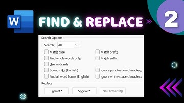 How To Find In Microsoft Word? Pt. 2 | Find & Replace Dialogue | Efficiency 365