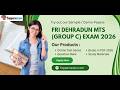 FRI Dehradun Recruitment 2026 | FRI Dehradun Online Test Series | Ebooks In Pdf #dehradun #exam