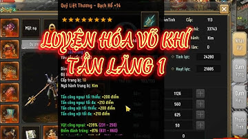KIẾM VƯƠNG 1 ADNX : LUYỆN HÓA VŨ KHÍ TẦN LĂNG 1 ( S1 VÂN TRUNG TRẤN )