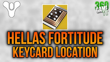 Keycard Hellas Fortitude Location Guide - Exotic Keycard Tutorial - Exotic Chest Location Destiny 2