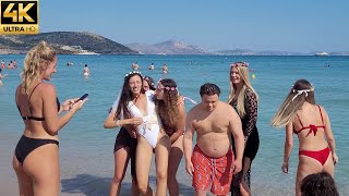 4K Beach Walk Greeces Party Yabanaki Party Beach Bikini Samsung S22 Video