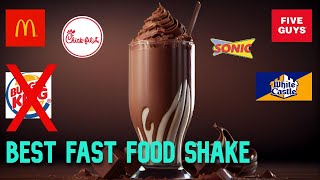 The BEST Fast Food Chocolate Shake